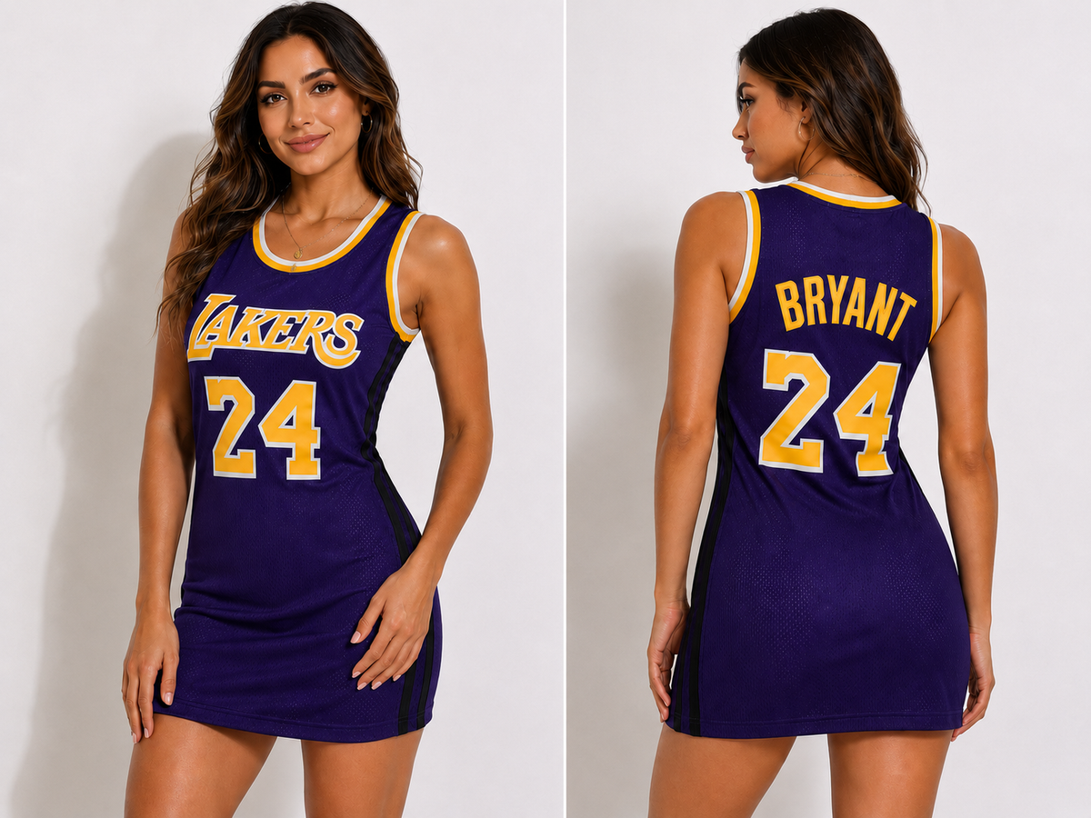 Women's basketball mesh dress, product photo 1