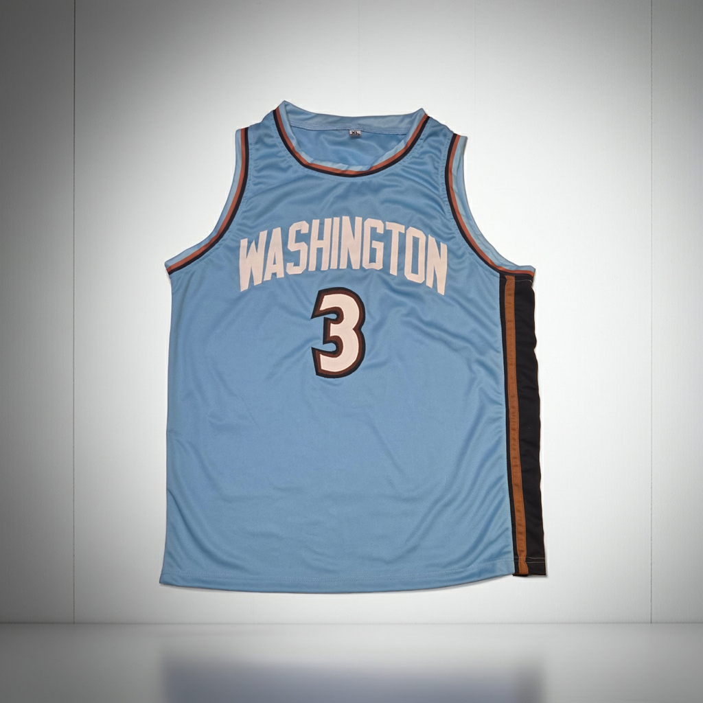 Front view of Caron Butler Washington Wizards autographed basketball jersey with JSA COA