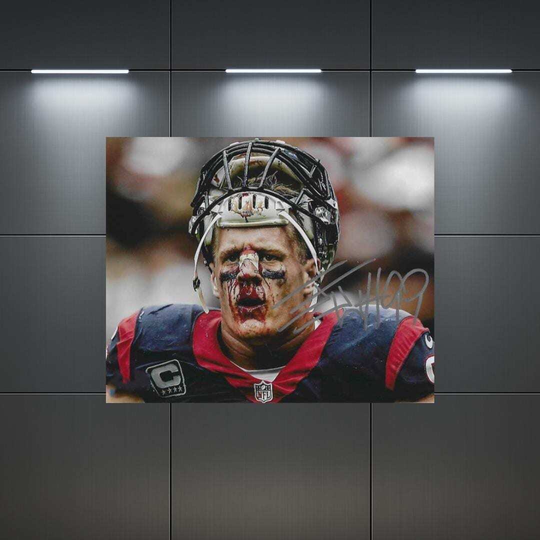 J.J. Watt Houston Texans Signed Photo Print Autograph Wall Art #2