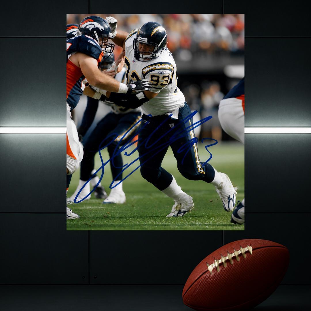 Luis Castillo San Diego Chargers Signed Photo Print Autograph Wall Art #1
