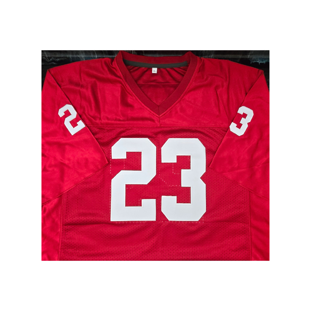 Christian McCaffrey of the San Francisco 49ers signed Football jersey COA