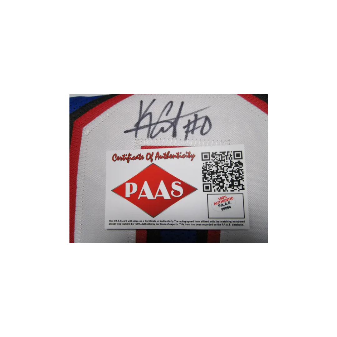 Buffalo Bills Keon Coleman Custom signed football jersey PAAS COA - Fan Freaks