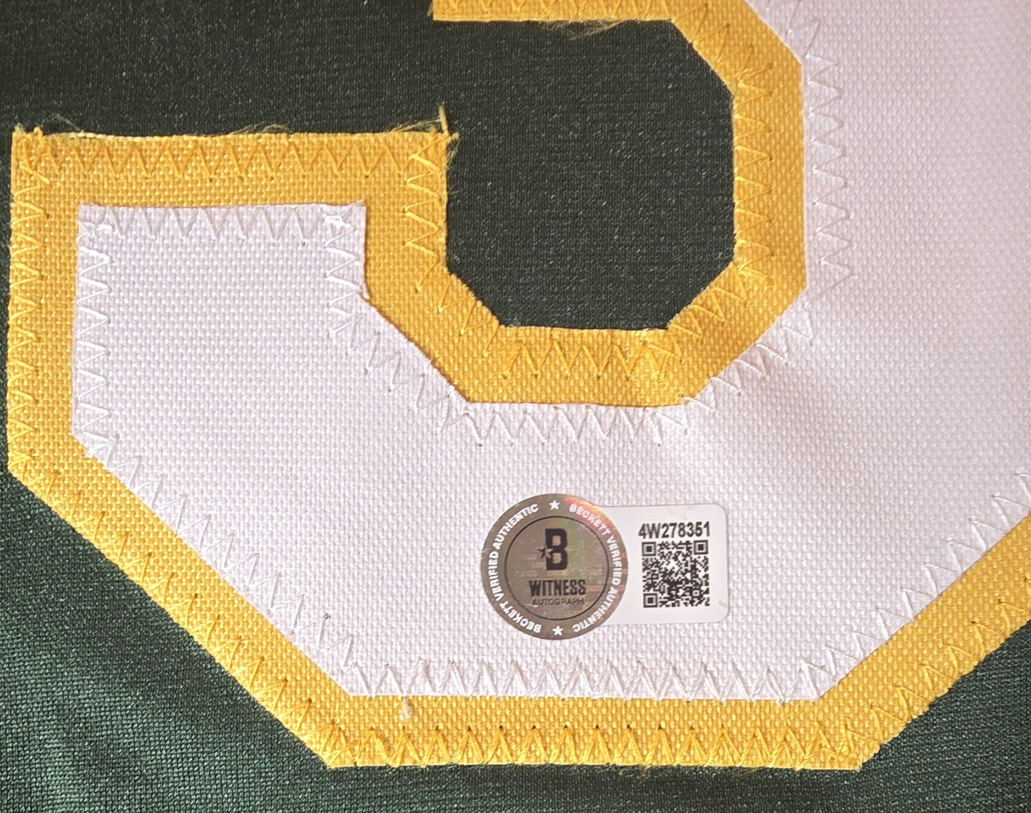 Jose Canseco Oakland A's Autographed Custom Baseball Jersey Beckett Hologram