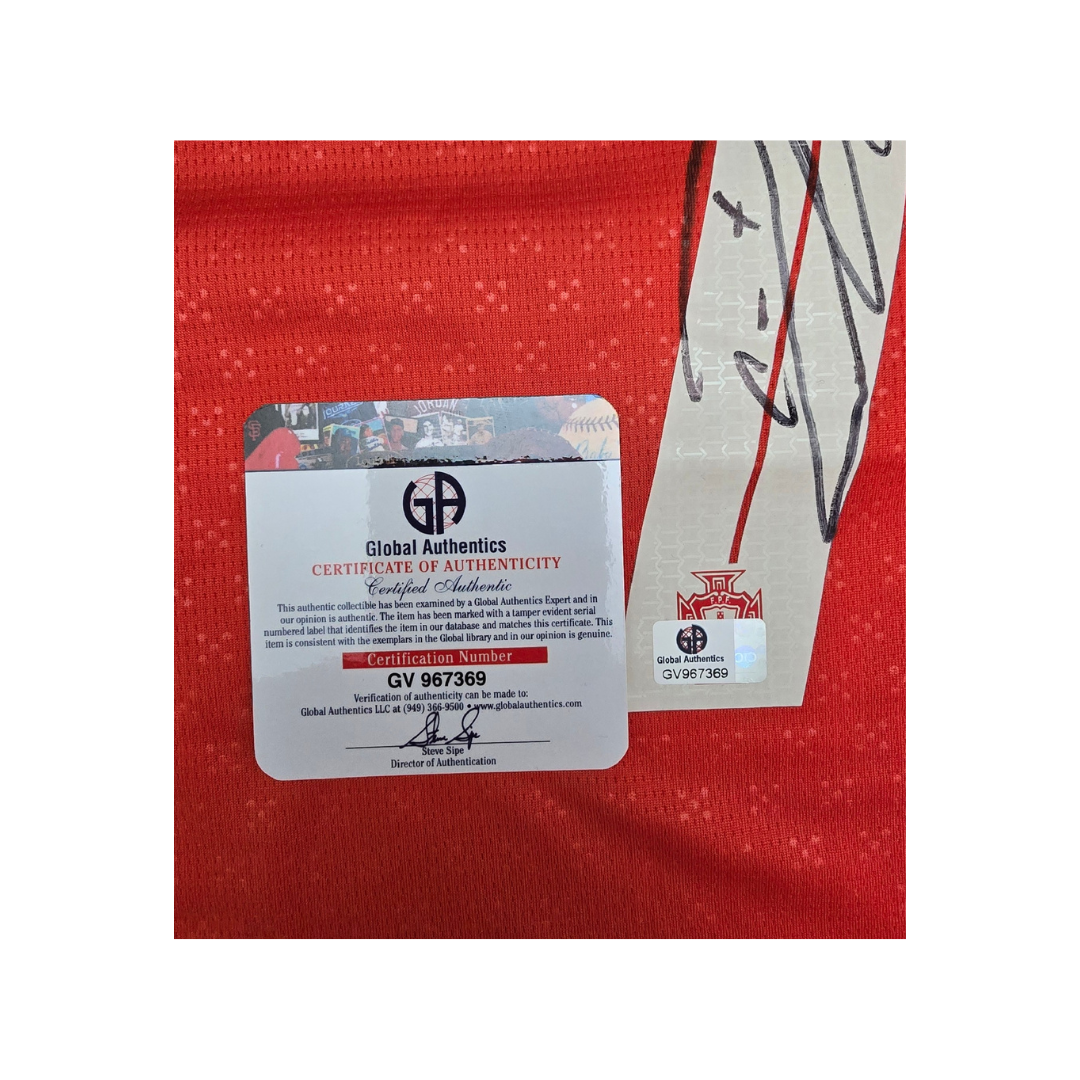 Cristiano Ronaldo Portugal Autographed 2025 Puma Home Soccer Jersey coa