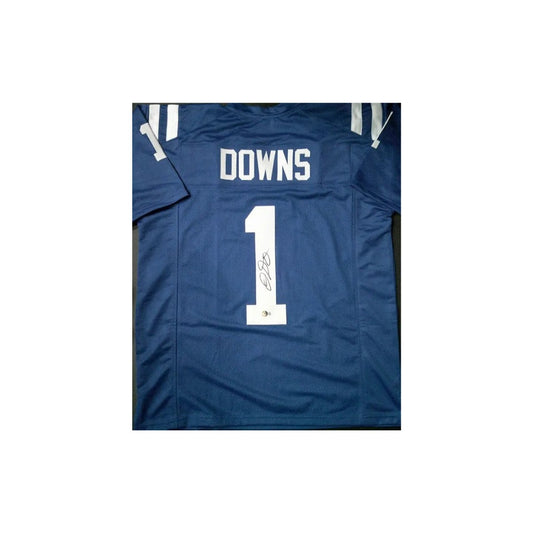 Josh Downs Indianapolis Colts Autographed Custom Football Jersey Hologram