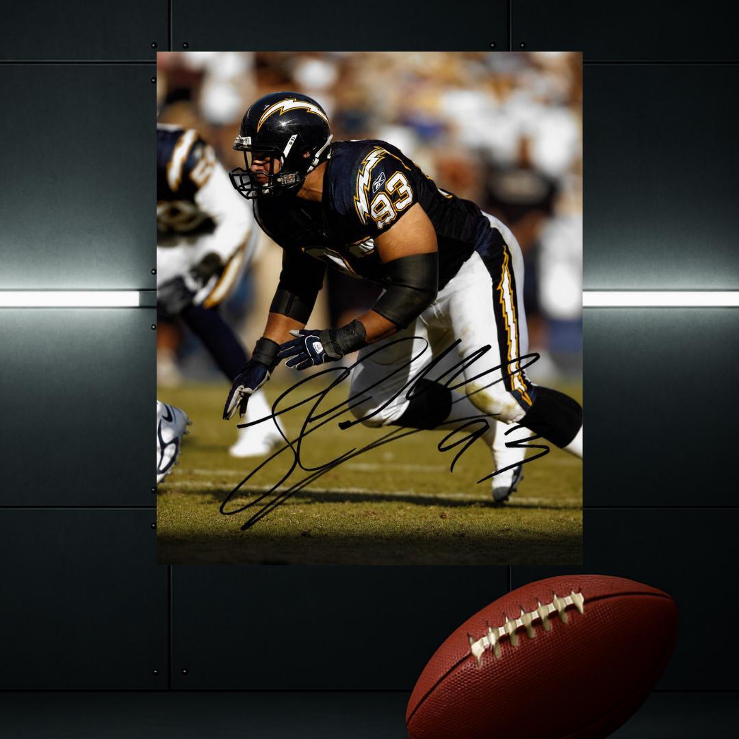 Luis Castillo San Diego Chargers Signed Photo Print Autograph Wall Art #2