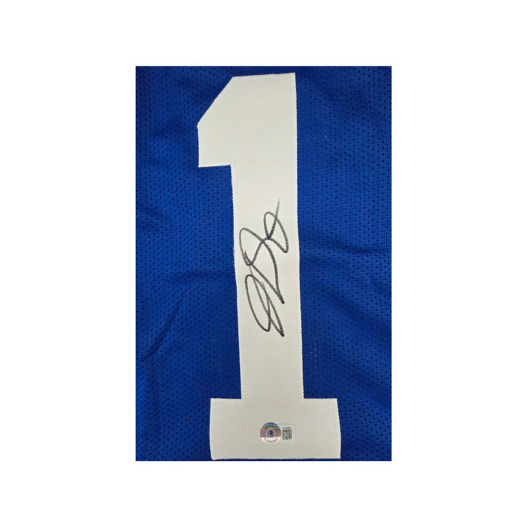 Autographed Josh Downs Indianapolis Colts Football Jersey Hologram - Fan Freaks