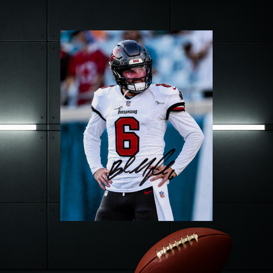Baker Mayfield Tampa Bay Buccaneers Signed Photo Print Autograph Wall Art