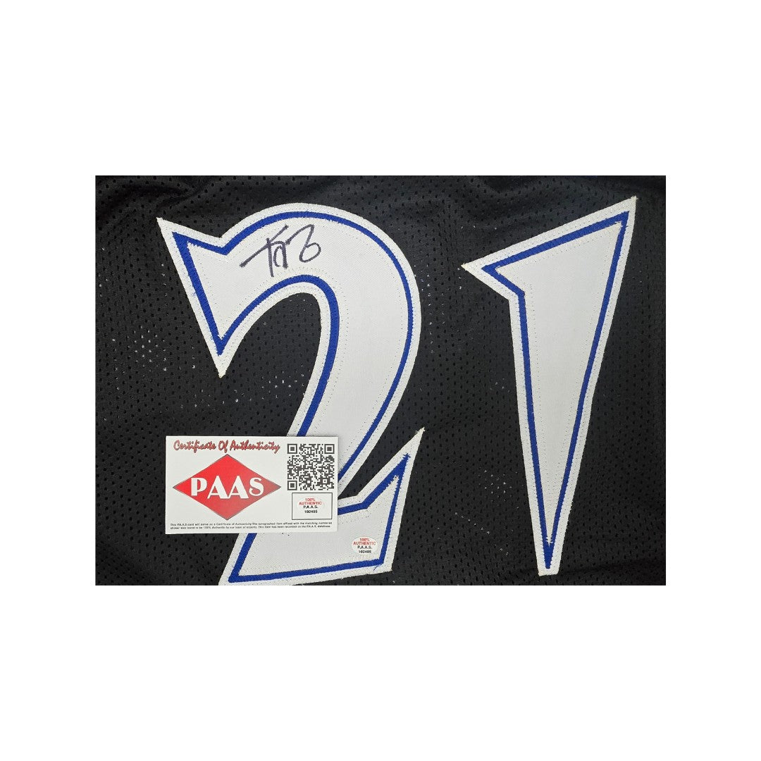 Kevin Garnett Of The Minnesota Timberwolves signed basketball jersey PAAS COA