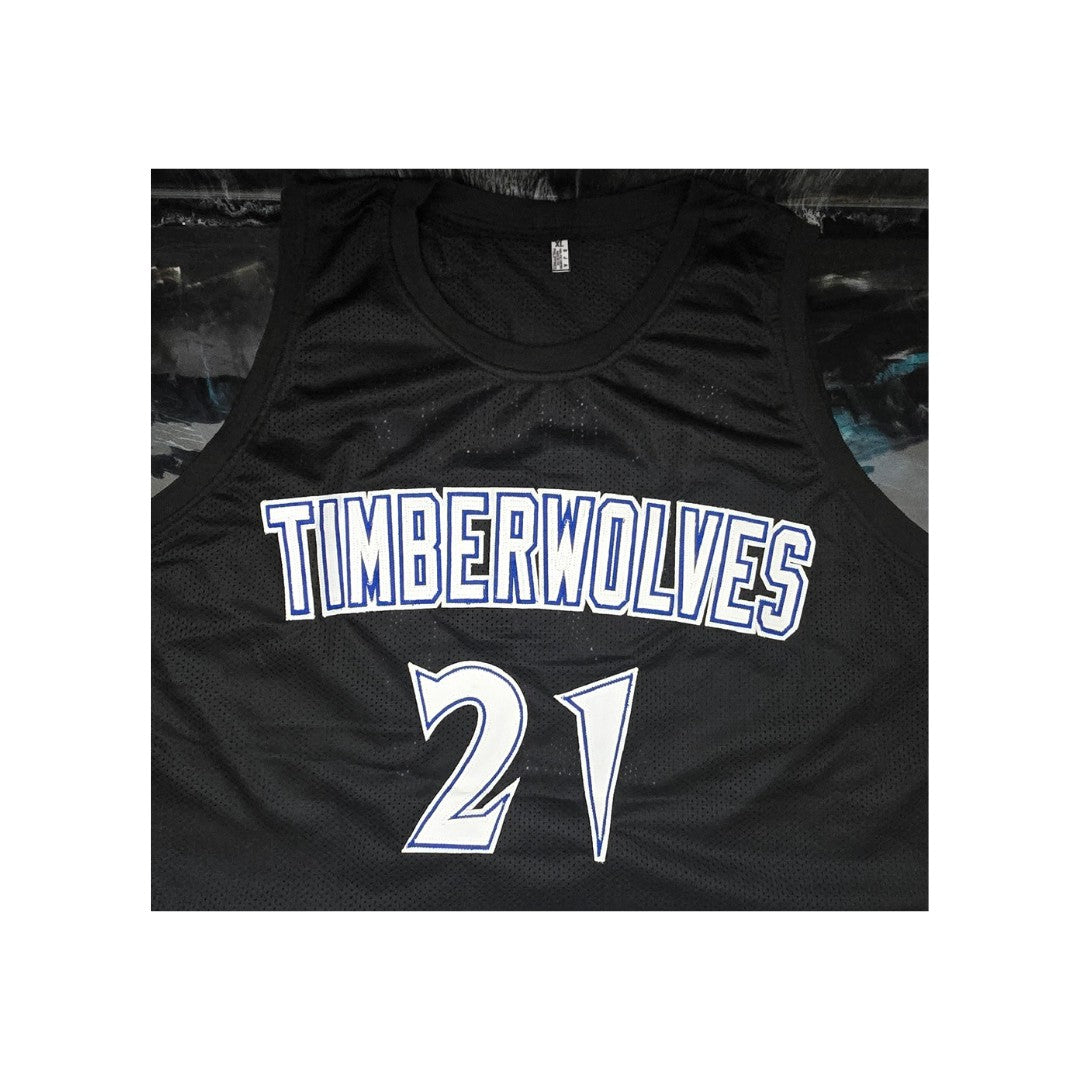 Kevin Garnett Of The Minnesota Timberwolves signed basketball jersey PAAS COA