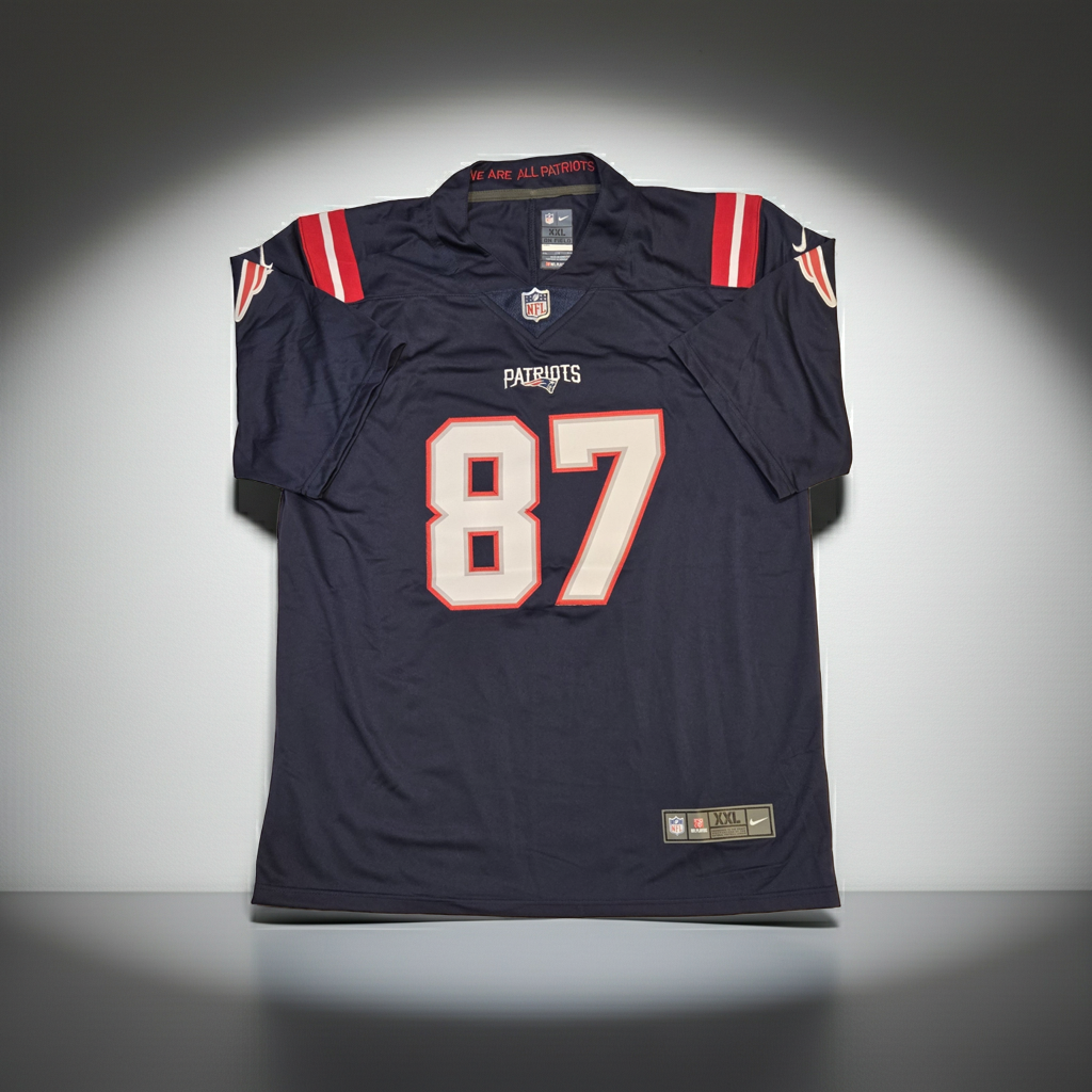 Rob Gronkowski New England Patriots autographed football jersey with COA, alternate product image