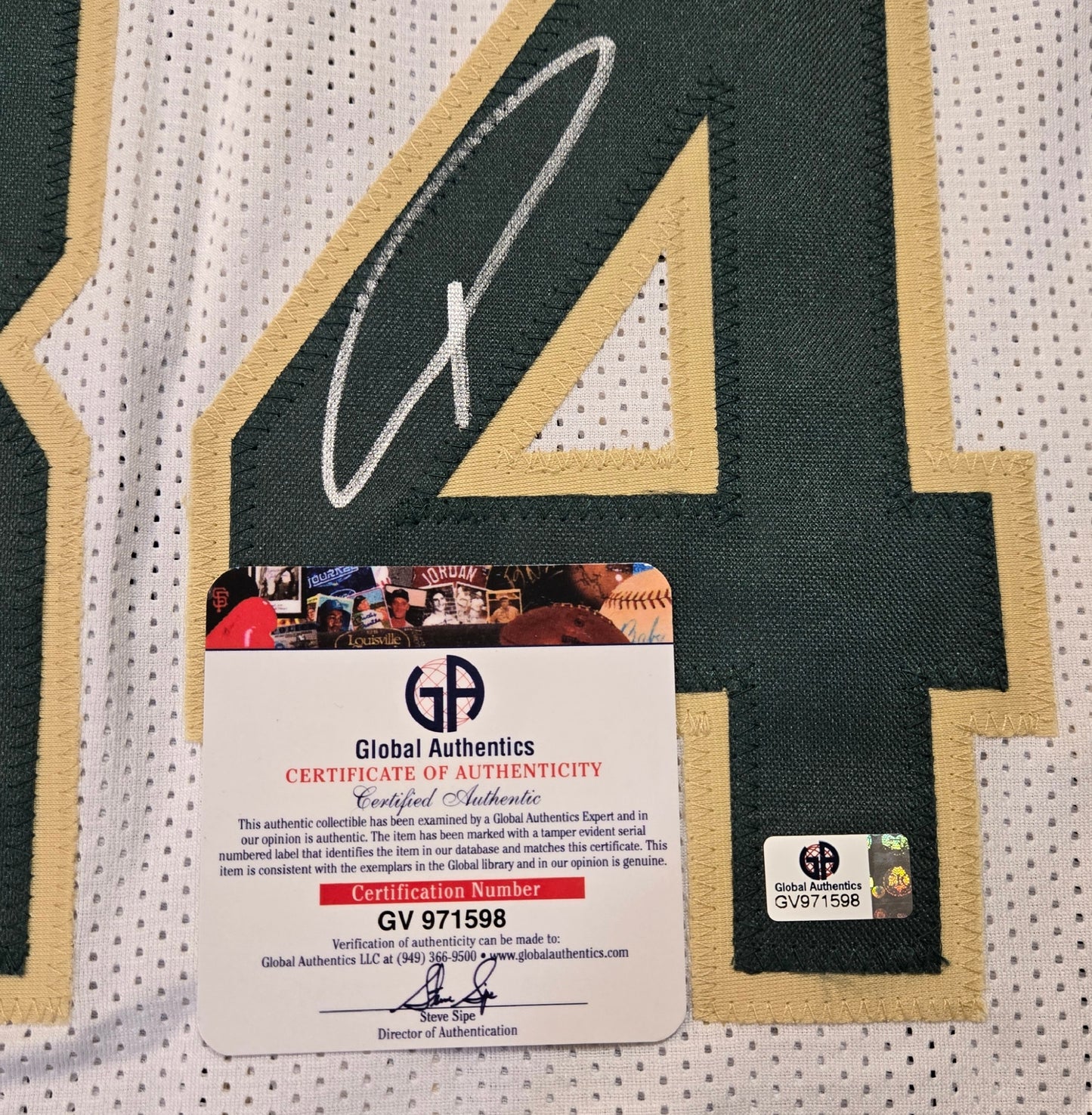 Giannis Antetokounmpo Milwaukee Bucks Custom Basketball Jersey With COA