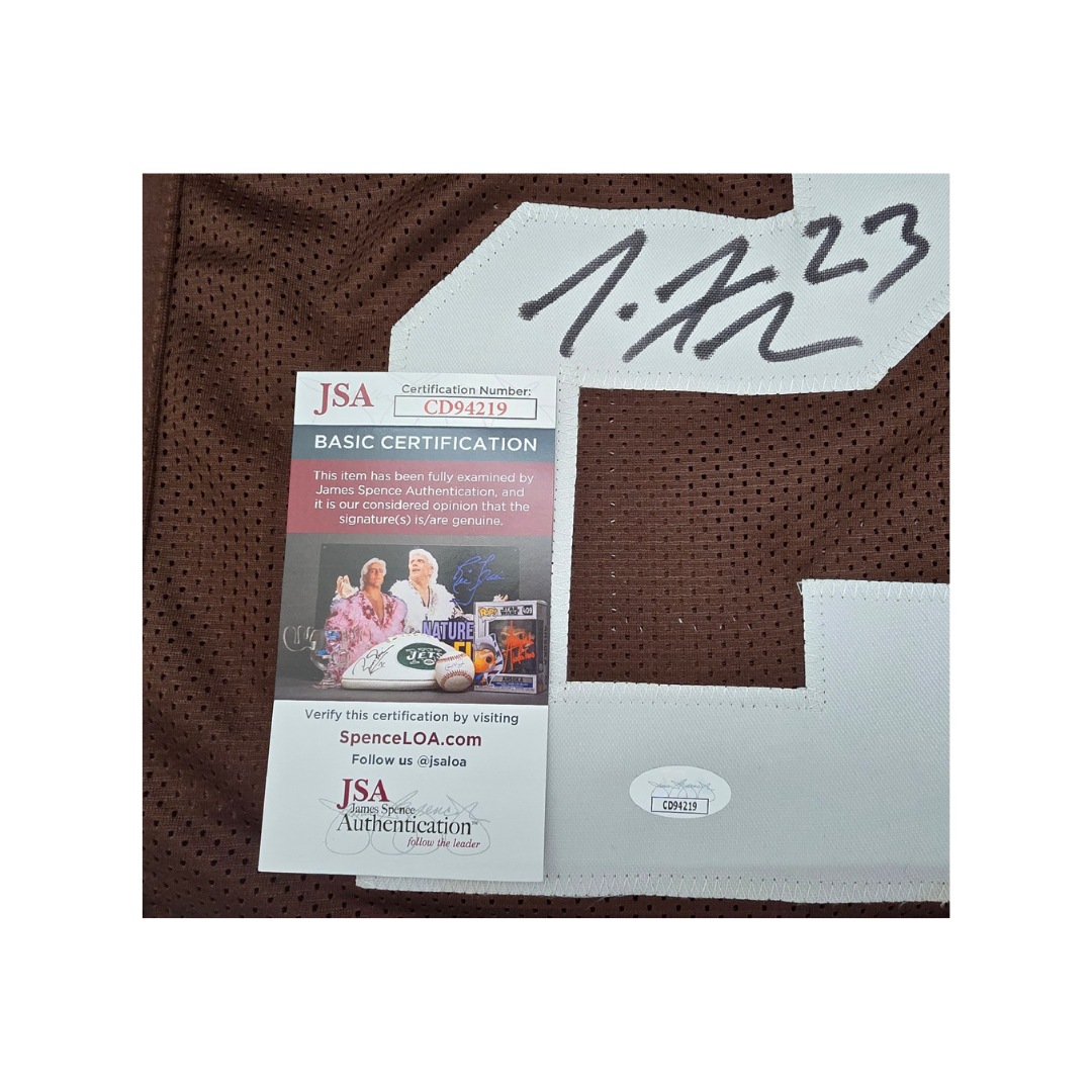 Joe Haden of the Cleveland Browns autographed football jersey JSA COA - Fan Freaks