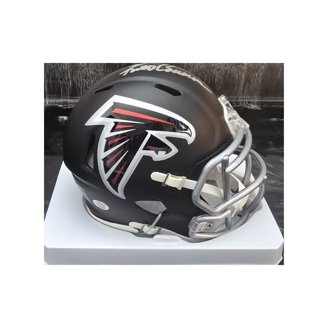 Kirk Cousins of the Atlanta Falcons signed mini football helmet PAAS COA