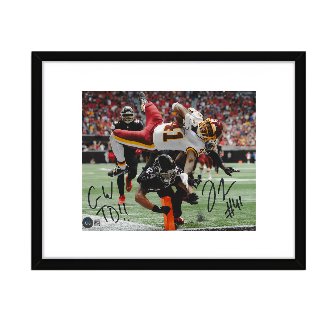 J.D. McKissic Washington Redskins Autograph Photo Art Print