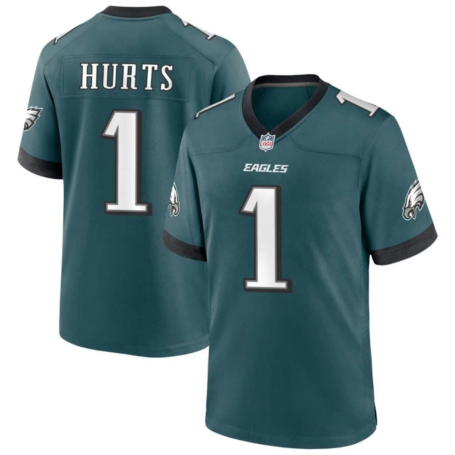 Eagles Replica Barkley And Hurts Jersey's