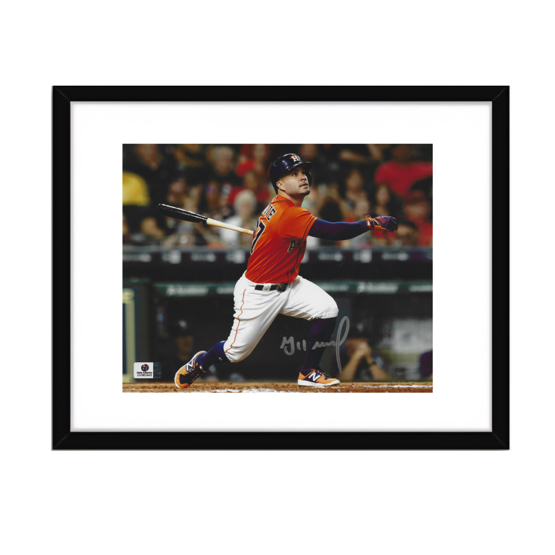Jose Altuve Houston Astros Autographed 8x10 Photo Art Print