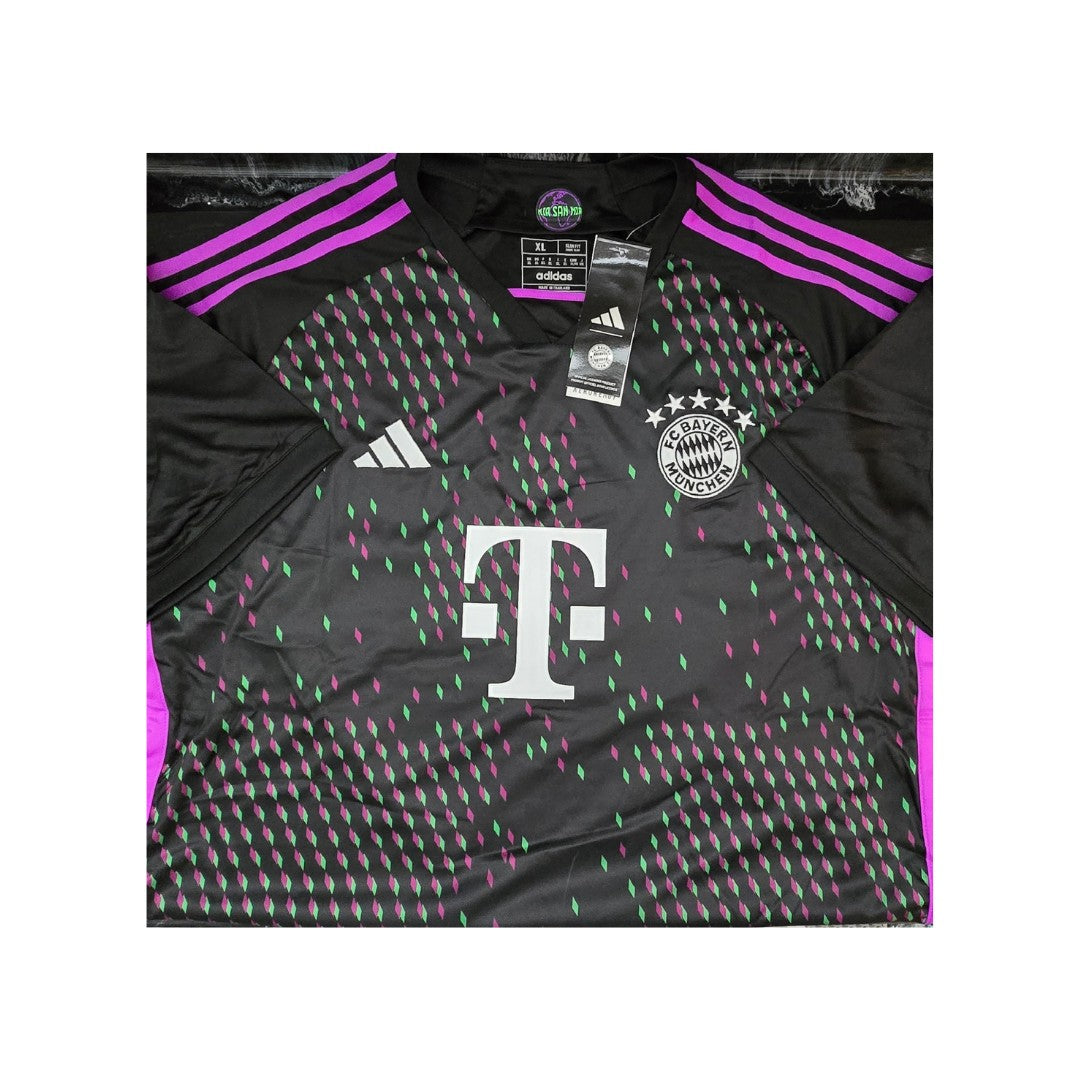 Harry Kane Bayern Munchen 2023-24 Adidas Third Soccer Jersey coa