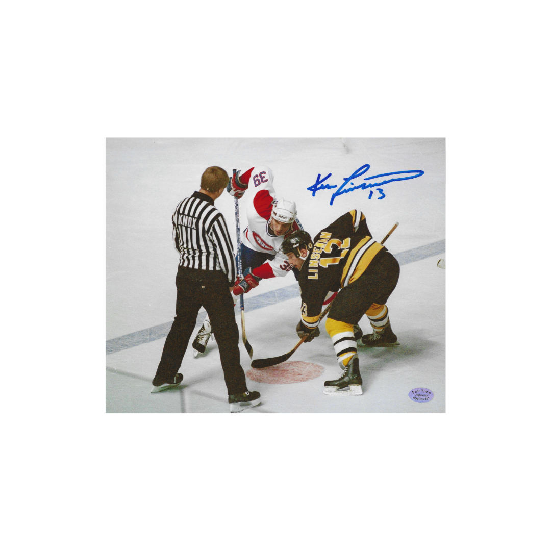 Ken Linseman Boston Bruins Autographed 8x10 Photo coa