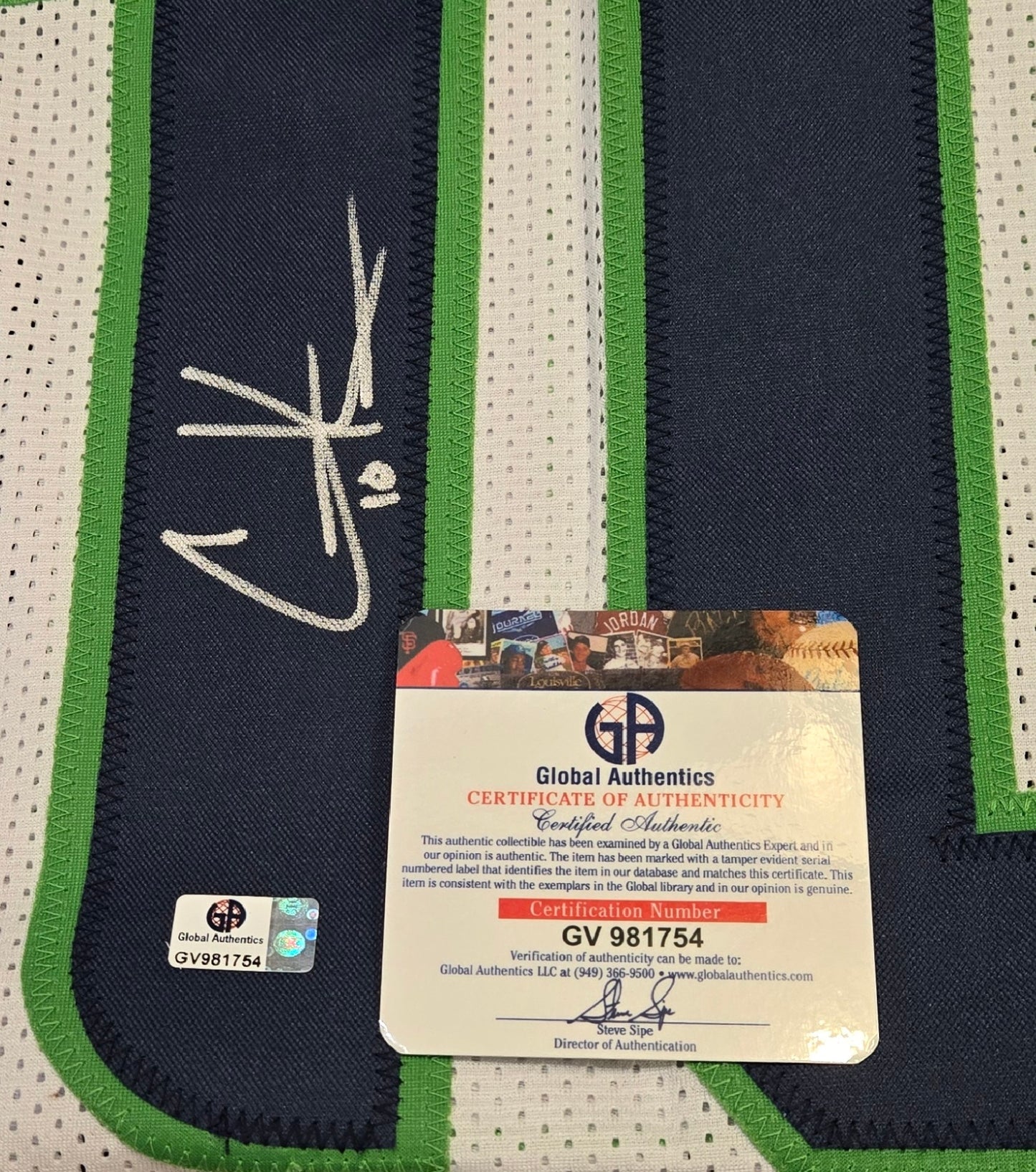 Cooper Kupp Seattle Seahawks Autographed Football Jersey coa