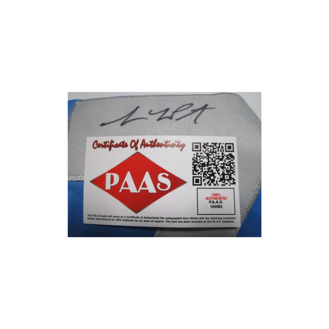 Sam LaPorta of the Detroit Lions autographed football jersey PAAS COA - Fan Freaks