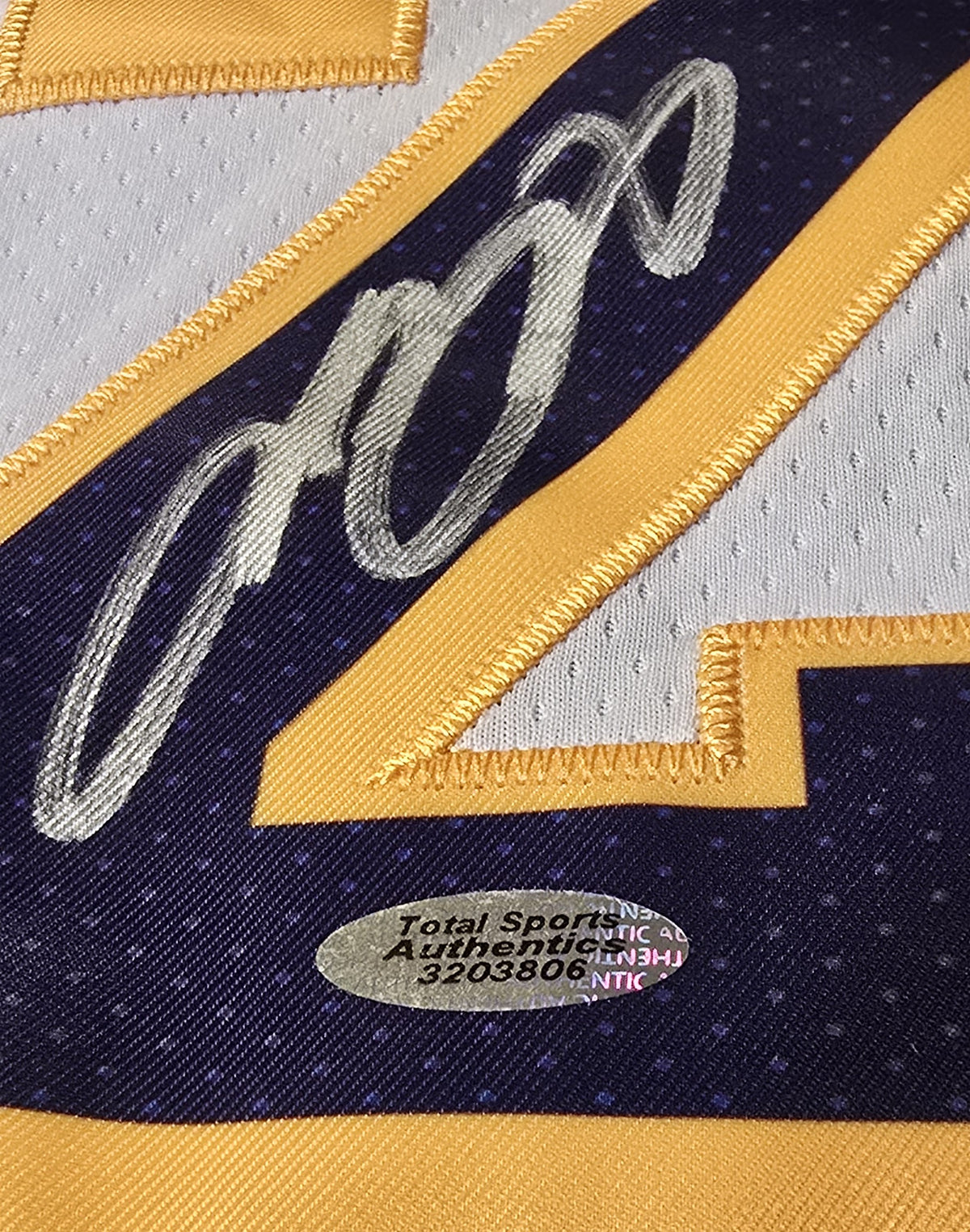 LeBron James Los Angeles Lakers #23 autographed jersey additional product image