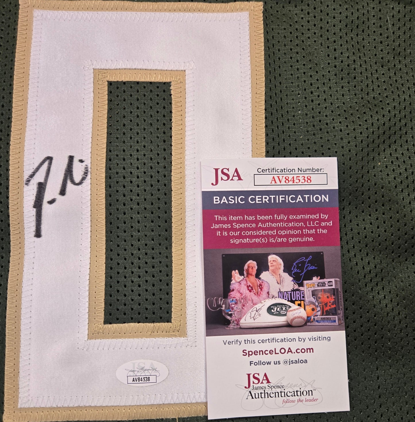 Damian Lillard Milwaukee Bucks signed basketball jersey JSA COA