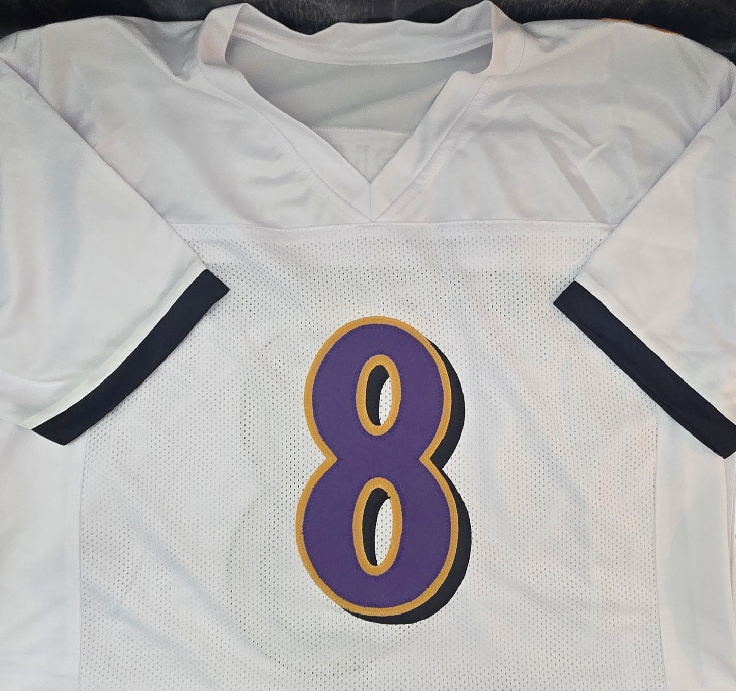 Lamar Jackson Baltimore Ravens Autographed Custom Football Jersey With COA