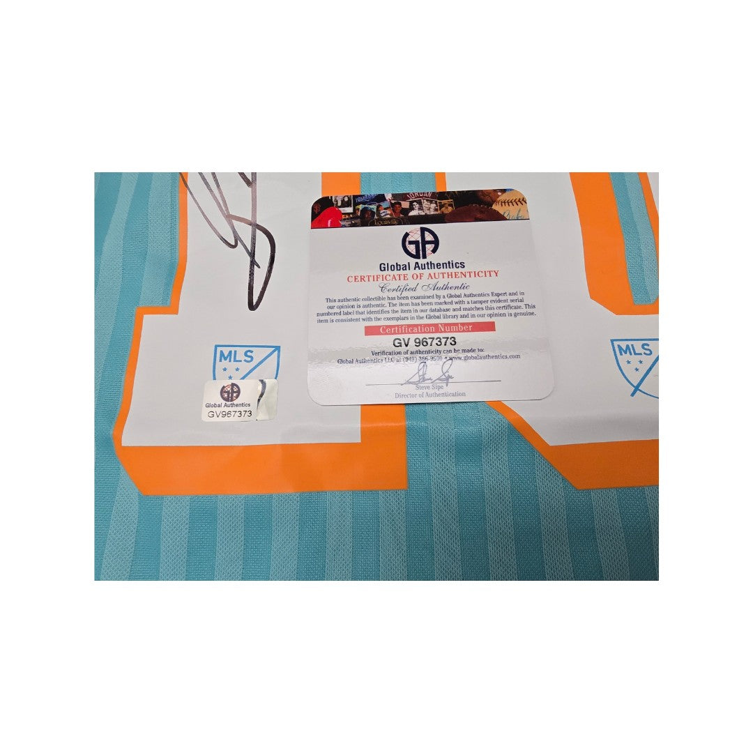Lionel Messi Inter Miami FC Autographed 2023-24 Adidas Third Soccer Jersey coa
