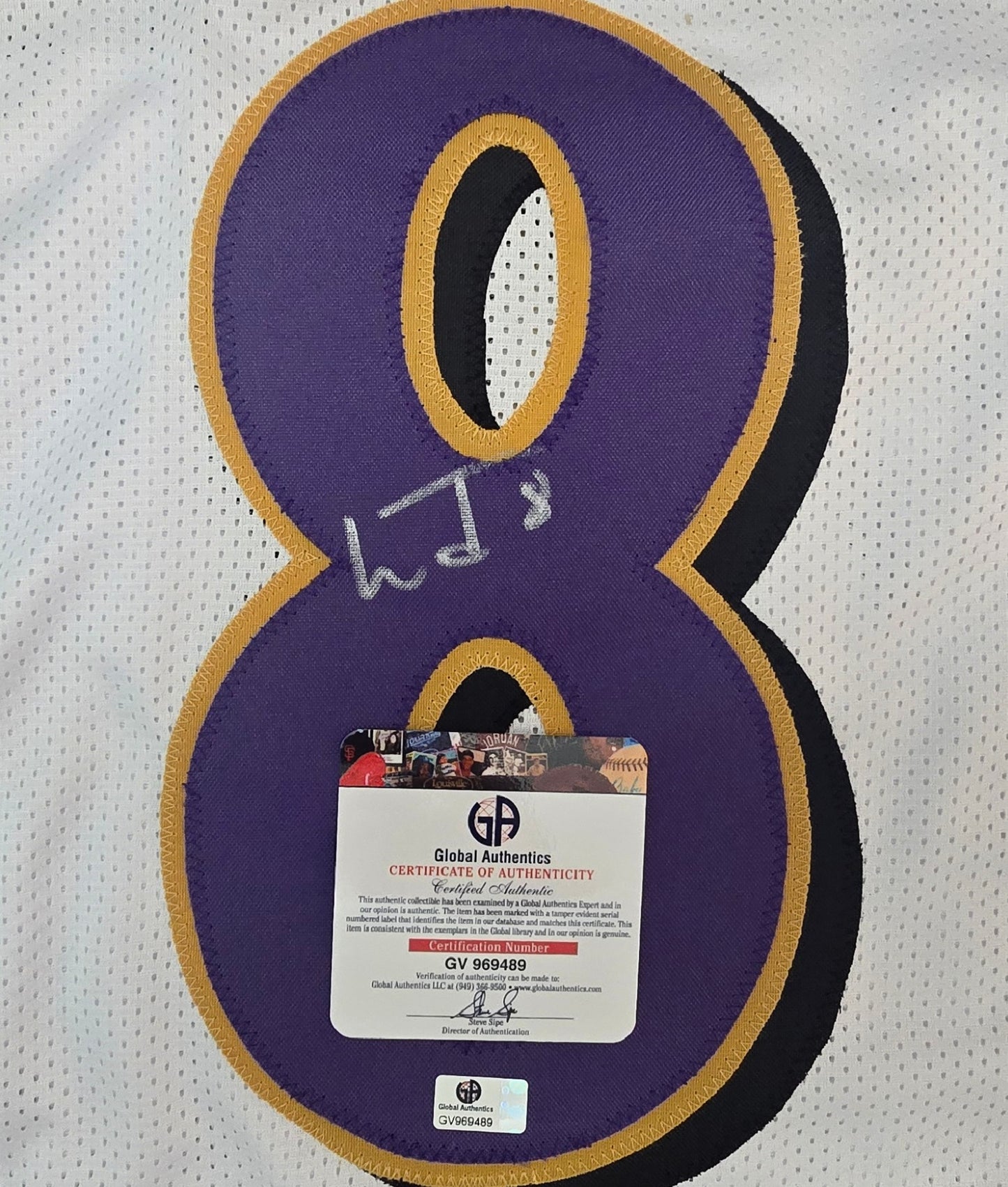 Lamar Jackson Baltimore Ravens Autographed Custom Football Jersey With COA