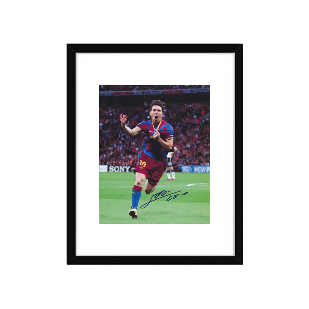 Lionel Messi Autographed 8x10 Photo Art Print - Fan Freaks