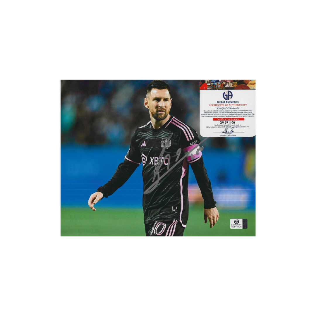 Lionel Messi Inter Miami CF Autographed 8x10 Photo With COA