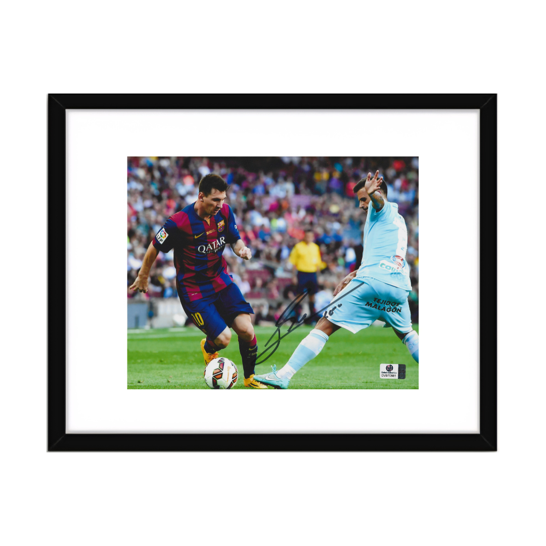 Lionel Messi FC Barcelona Signed 8x10 Photo Art Print