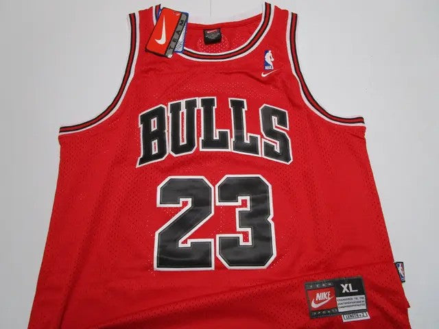 Michael Jordan of the Chicago Bulls signed basketball jersey COA