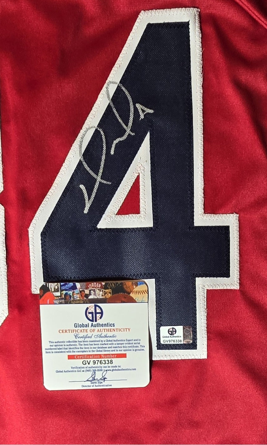 David Ortiz Boston Red Sox Autographed Baseball Jersey coa