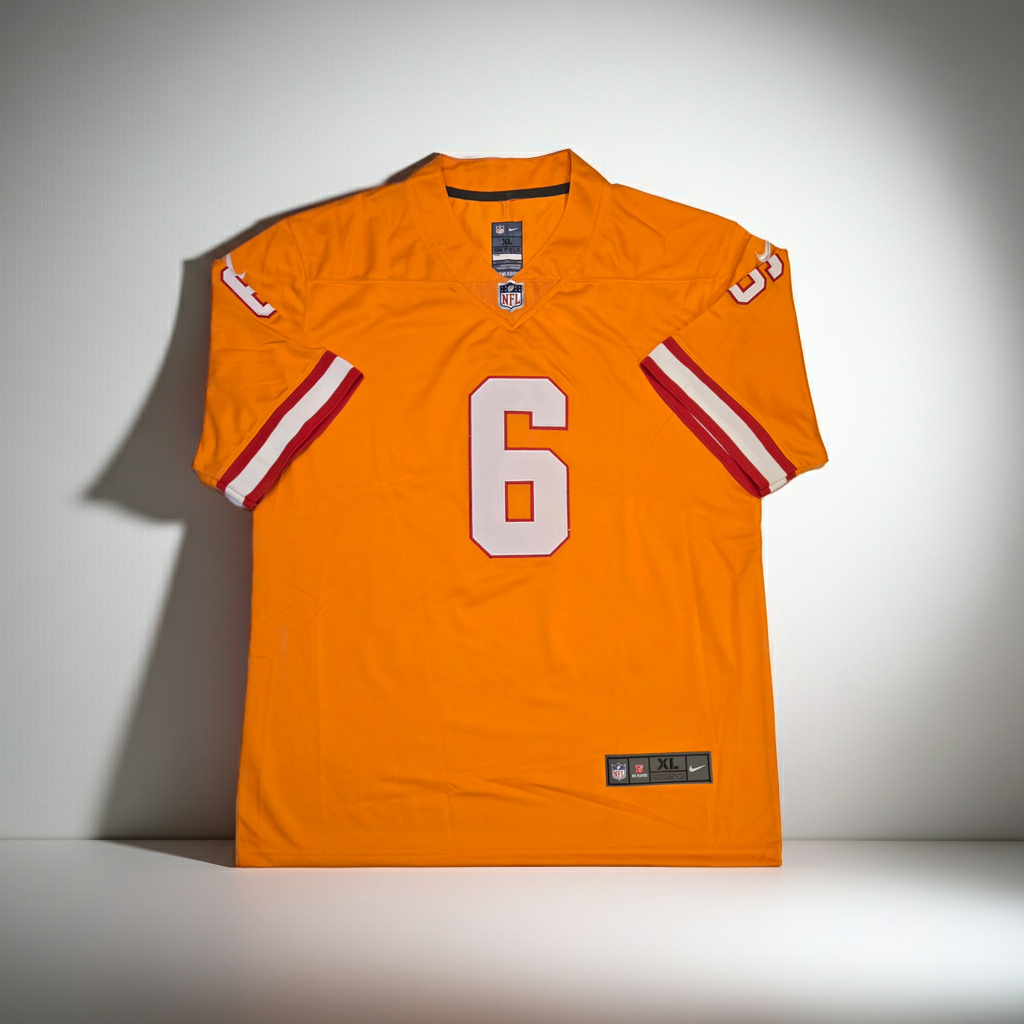 Baker Mayfield Tampa Bay Buccaneers autographed football jersey, alternate product image, Pro-Cert PC162902