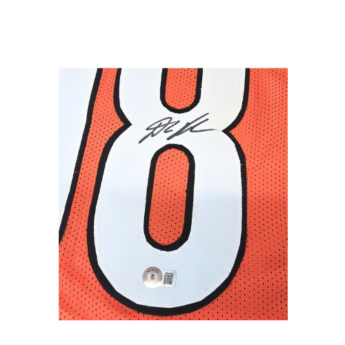 D. J. Reader of the Cincinnati Bengals autographed football jersey Beckett Holo Sticker - Fan Freaks
