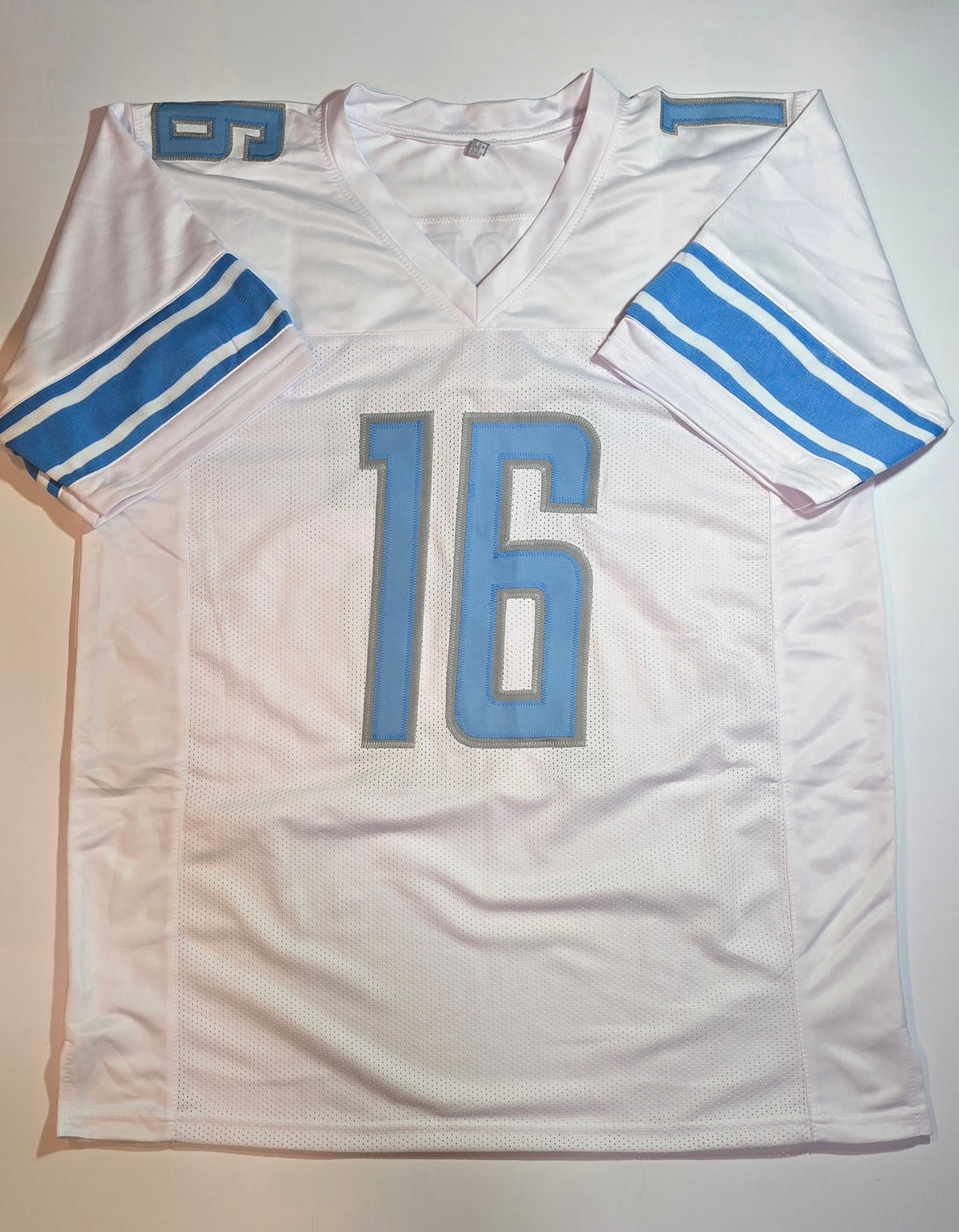 Jared Goff Detroit Lions signed football jersey with COA, third product photograph