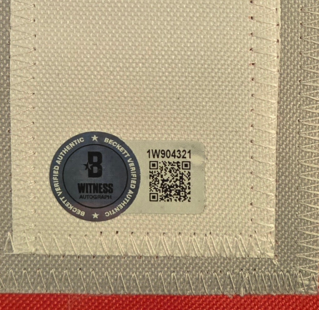 Ja'Lynn Polk New England Patriots Autographed Custom Football Jersey Hologram (XL)