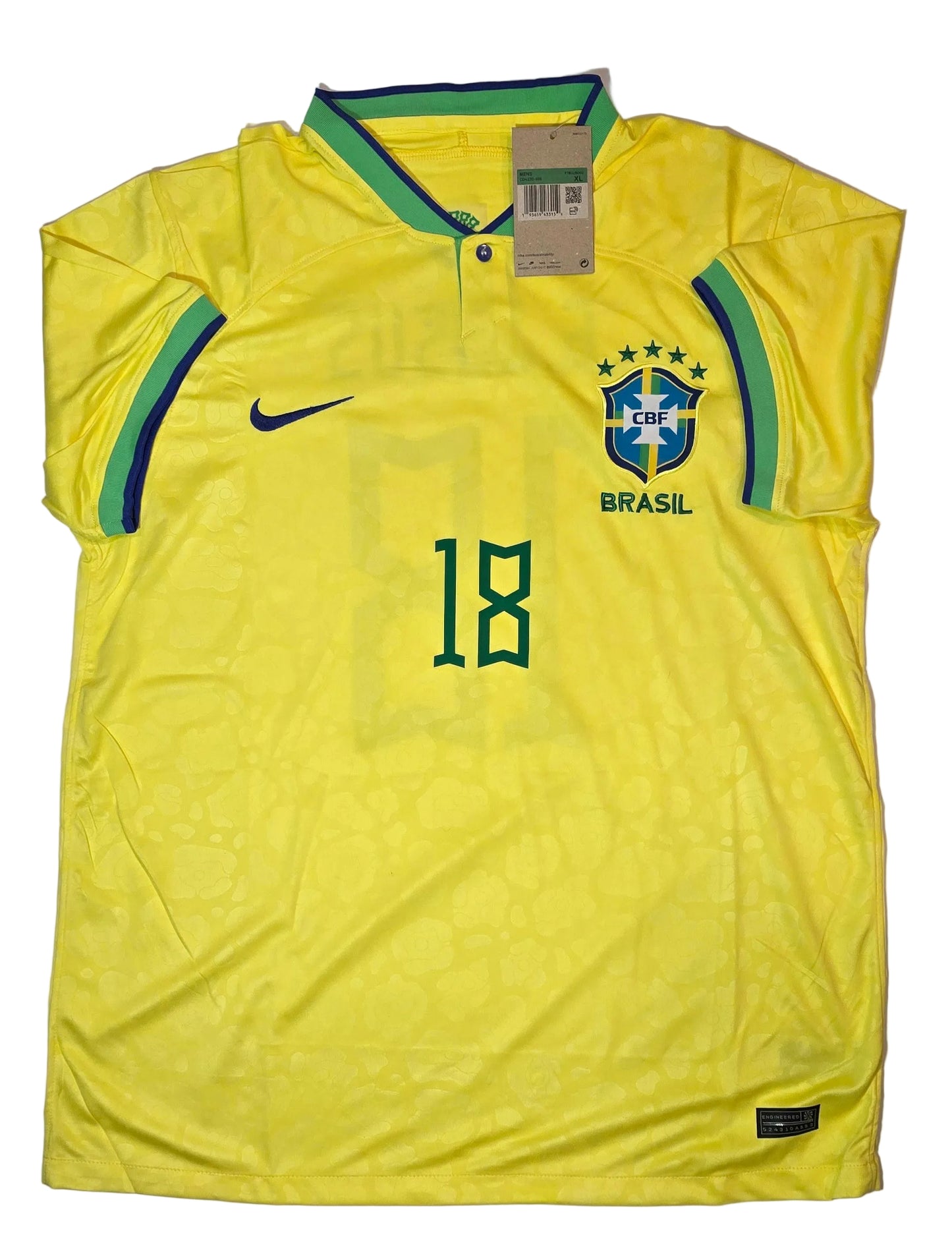 Gabriel Jesus of Brasil signed soccer jersey COA