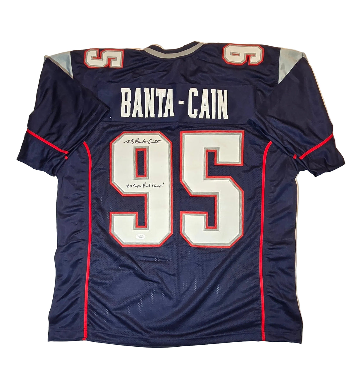 Tully Banta-Cain signed New England Patriots jersey, alternate product view
