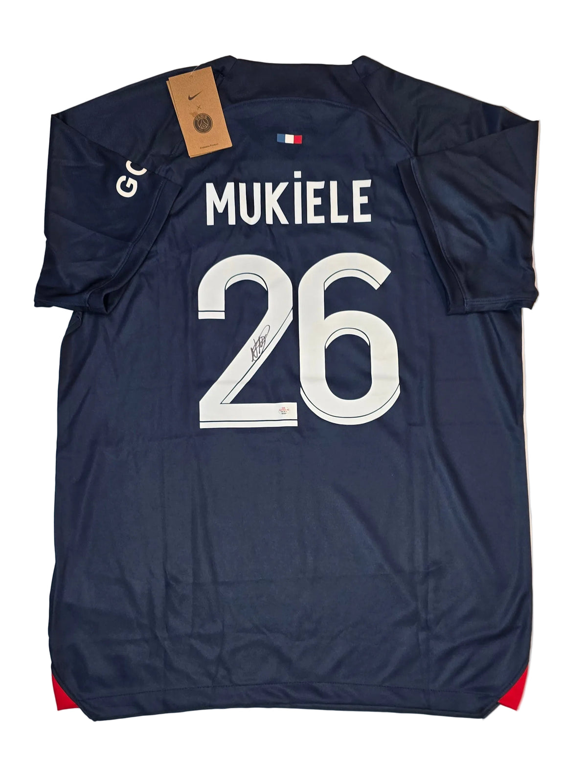 Nordi Mukiele PSG signed soccer jersey, alternate product image