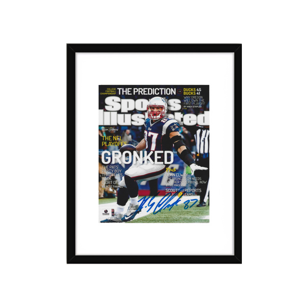Rob Gronkowski New England Patriots Autographed 8x10 Photo Art Print - Fan Freaks