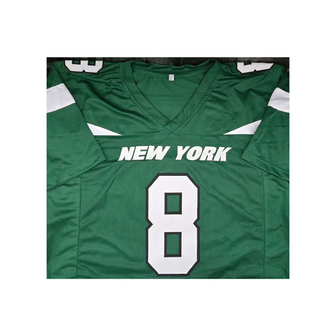 Aaron Rodgers of the New York Jets signed football jersey COA