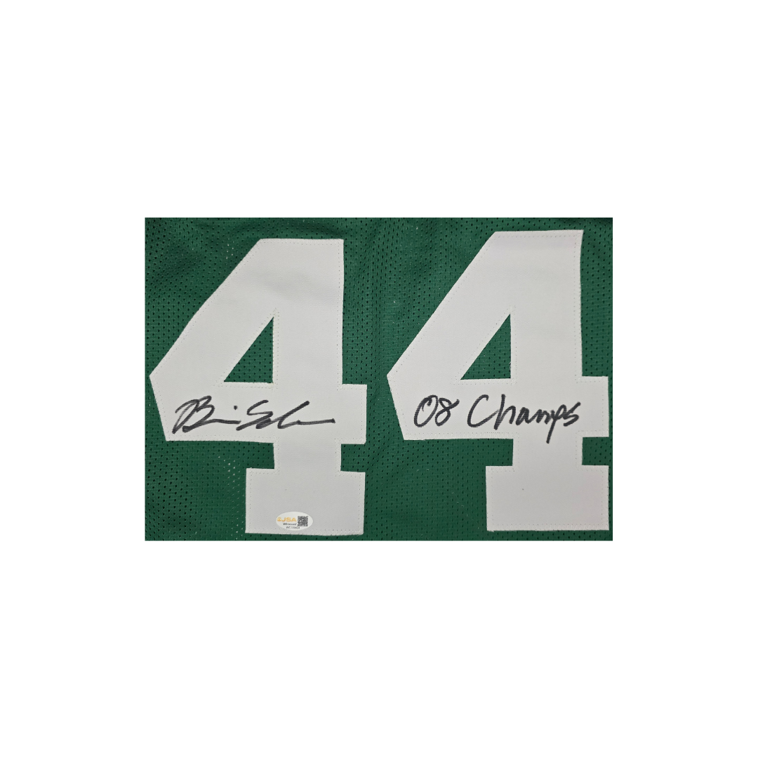 Brian Scalabrine Boston Celtics Autographed & Ins Custom Basketball Jersey coa
