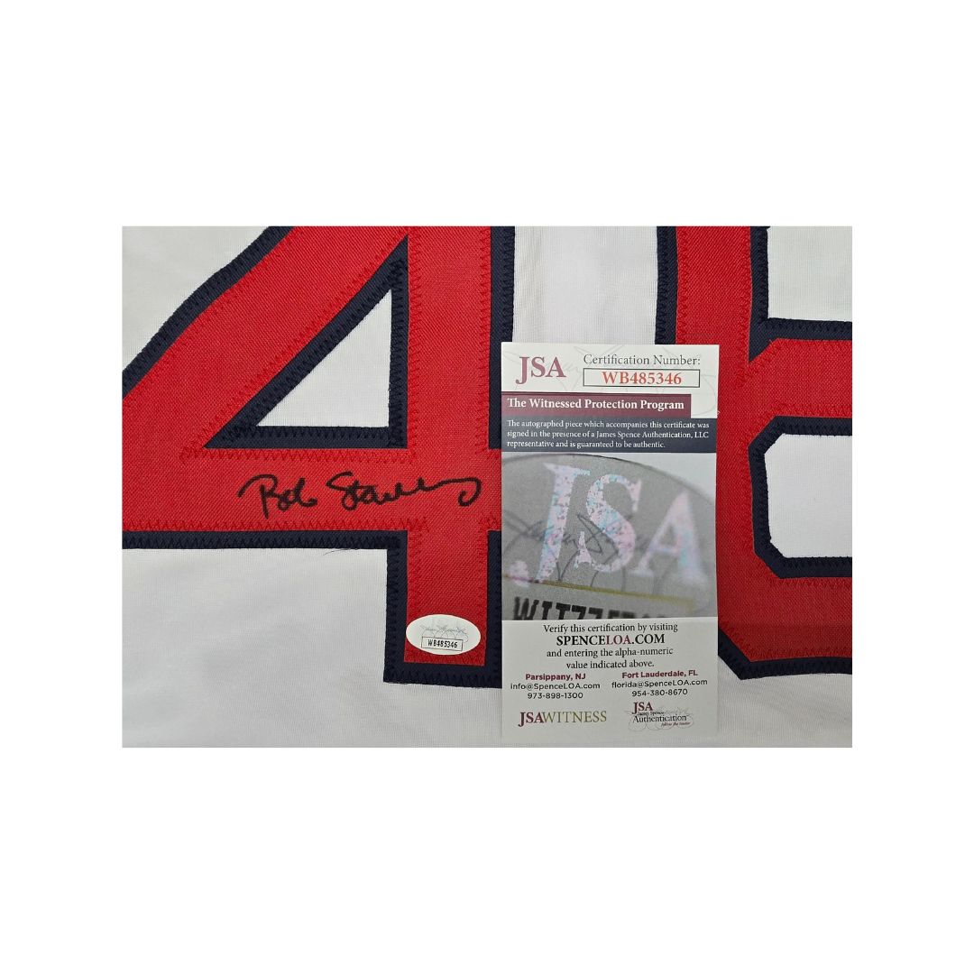 Bob Stanley Boston Red Sox Autographed Custom Baseball Jersey coa - Fan Freaks