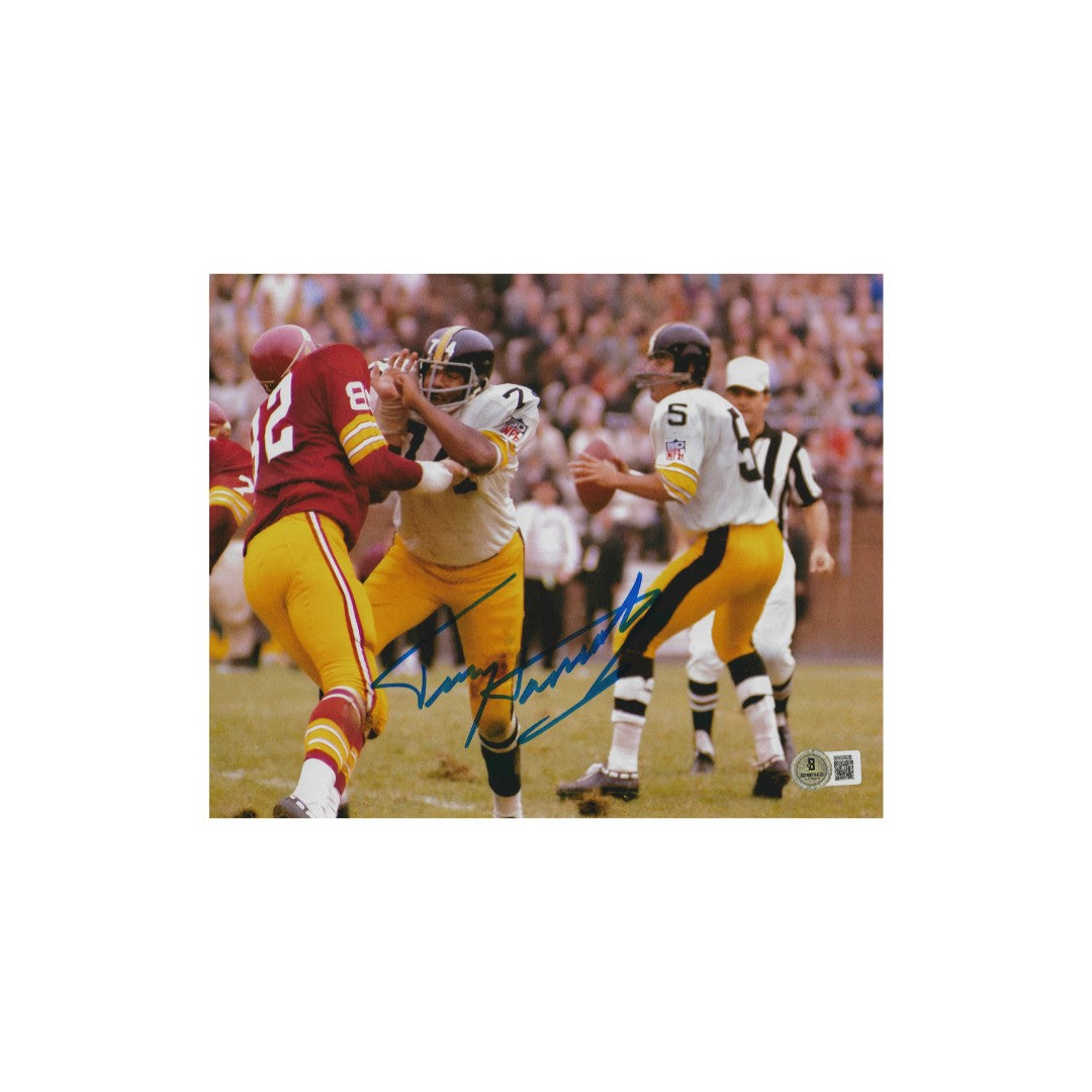 Terry Hanratty Pittsburgh Steelers Autographed 8x10 Photo Hologram W/Frame - Fan Freaks