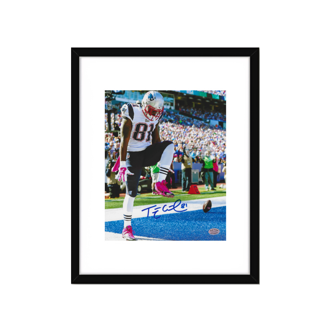 Tim Wright New England Patriots Autographed 8x10 Photo Art Print - Fan Freaks