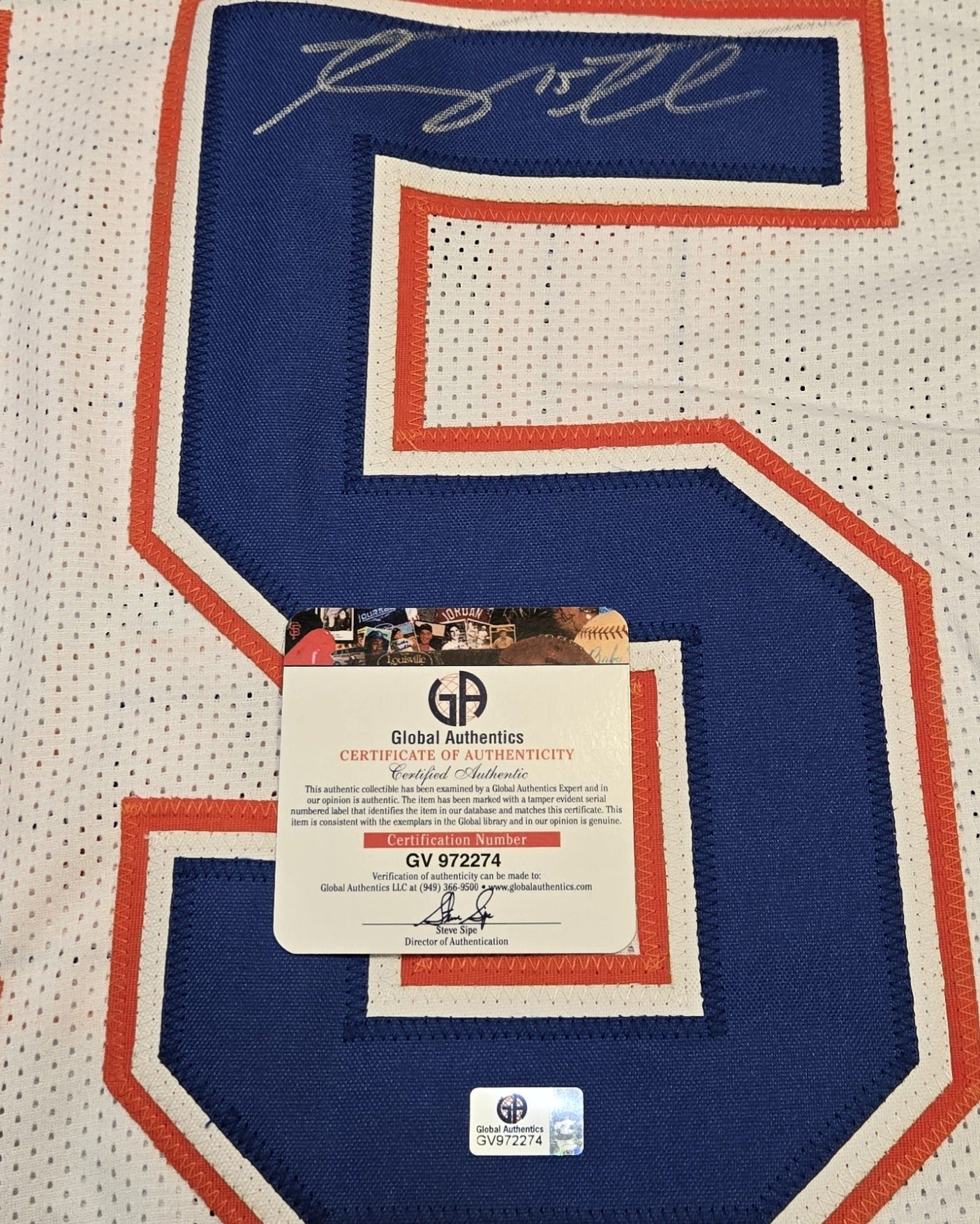 Tim Tebow Florida Gators Autographed Football Jersey coa