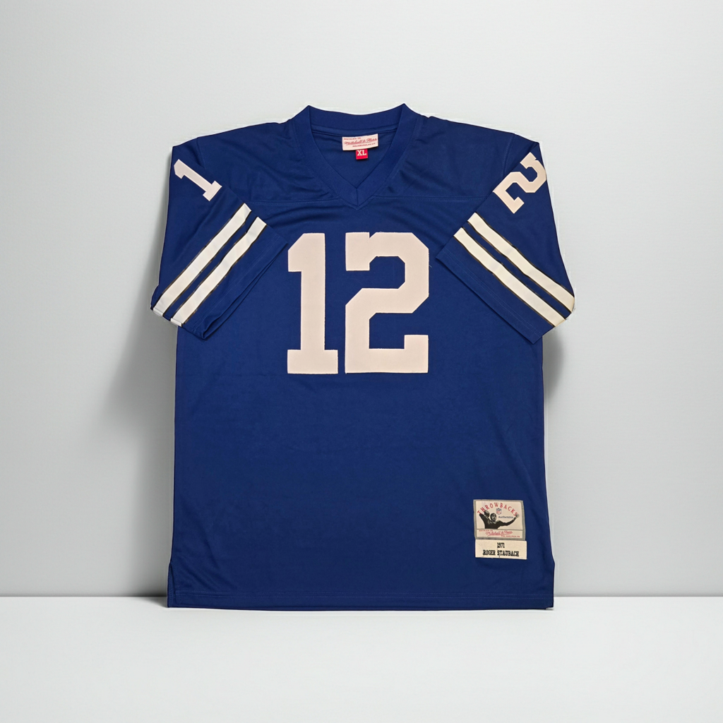 Roger Staubach Dallas Cowboys autographed football jersey with COA, alternate product image